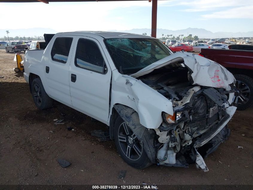 2013 HONDA RIDGELINE SPORT - 5FPYK1F71DB018982