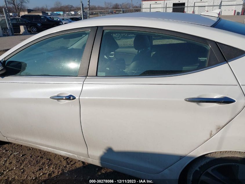 2016 HYUNDAI ELANTRA LIMITED - 5NPDH4AE0GH711464