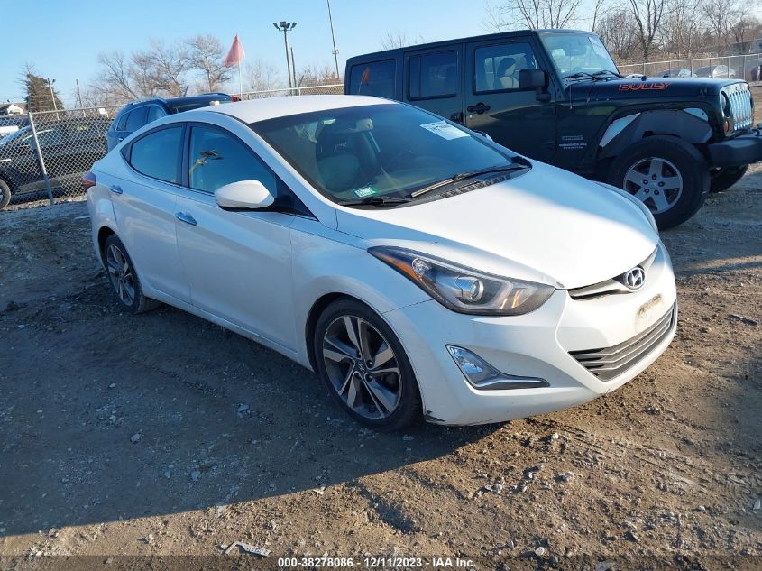2016 HYUNDAI ELANTRA LIMITED - 5NPDH4AE0GH711464