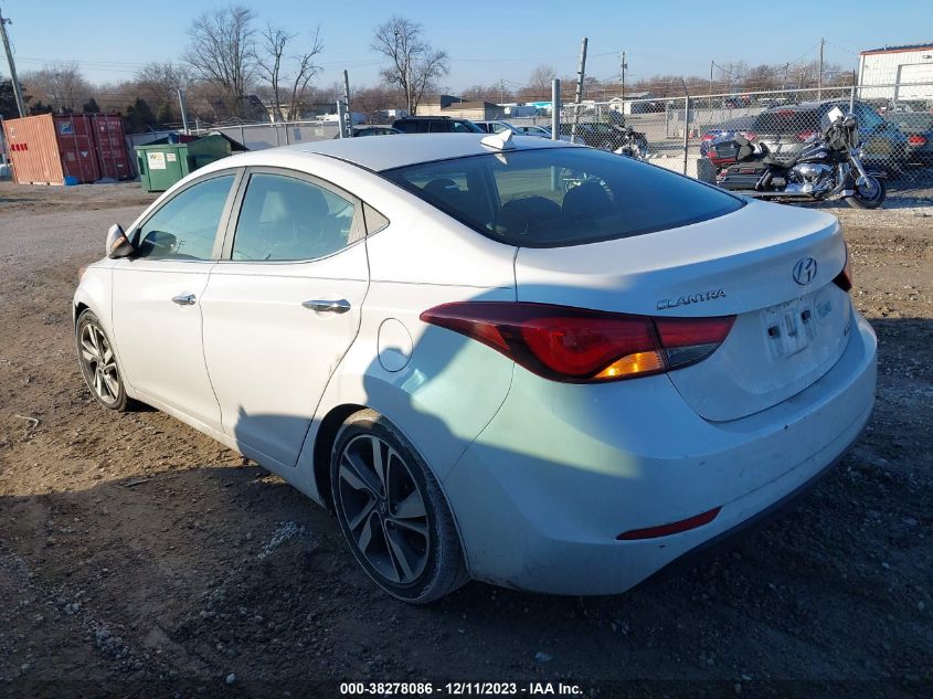 2016 HYUNDAI ELANTRA LIMITED - 5NPDH4AE0GH711464
