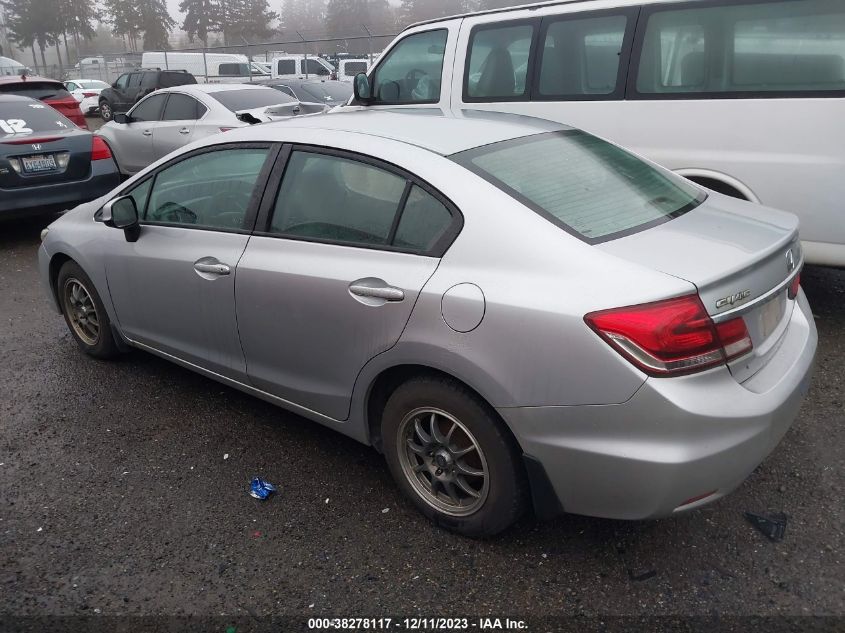 2013 HONDA CIVIC SDN LX 19XFB2F5XDE026069