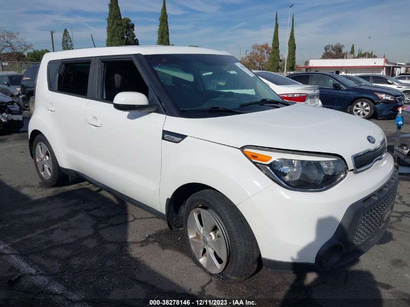 2016 KIA SOUL BASE - KNDJN2A24G7373268