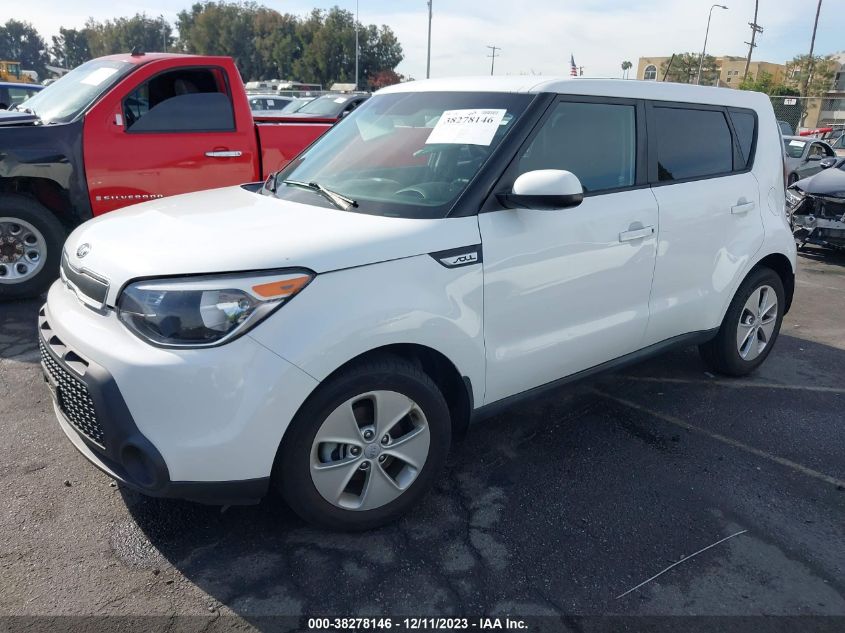 2016 KIA SOUL BASE - KNDJN2A24G7373268
