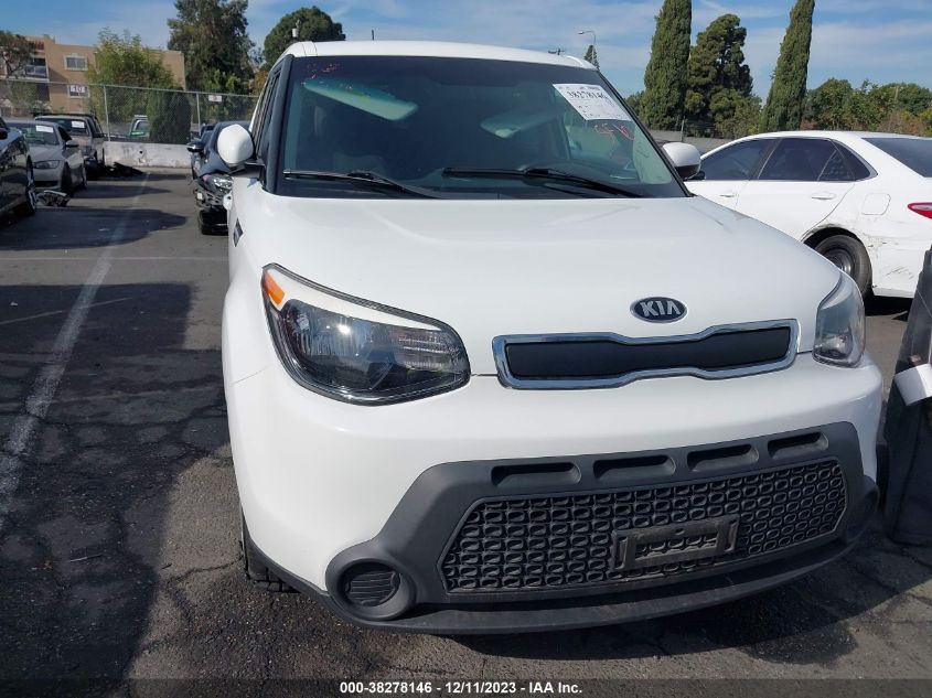 2016 KIA SOUL BASE - KNDJN2A24G7373268