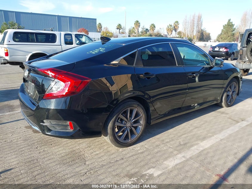 VIN 19XFC1F32ME204563 2021 HONDA CIVIC EX