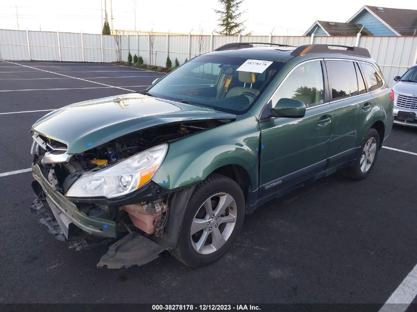 2014 SUBARU OUTBACK 2.5I LIMITED - 4S4BRBLC2E3325508