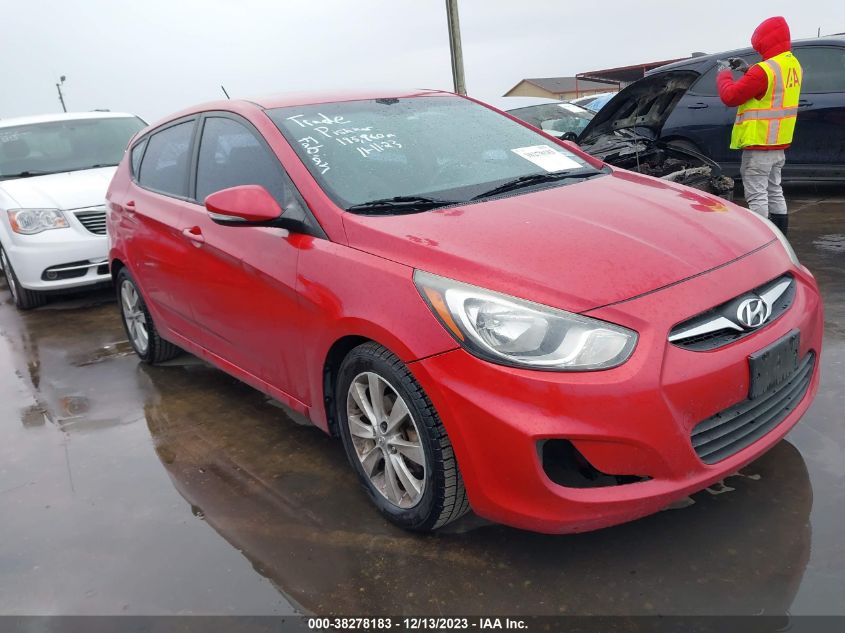 2013 HYUNDAI ACCENT GLS/SE - KMHCU5AE5DU130388