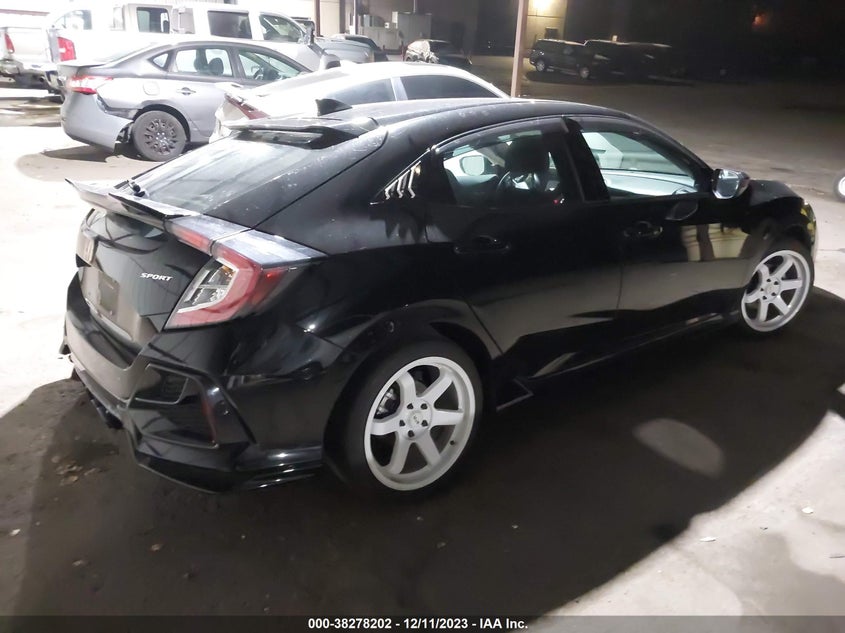 VIN SHHFK7H48MU424262 2021 HONDA CIVIC SPORT
