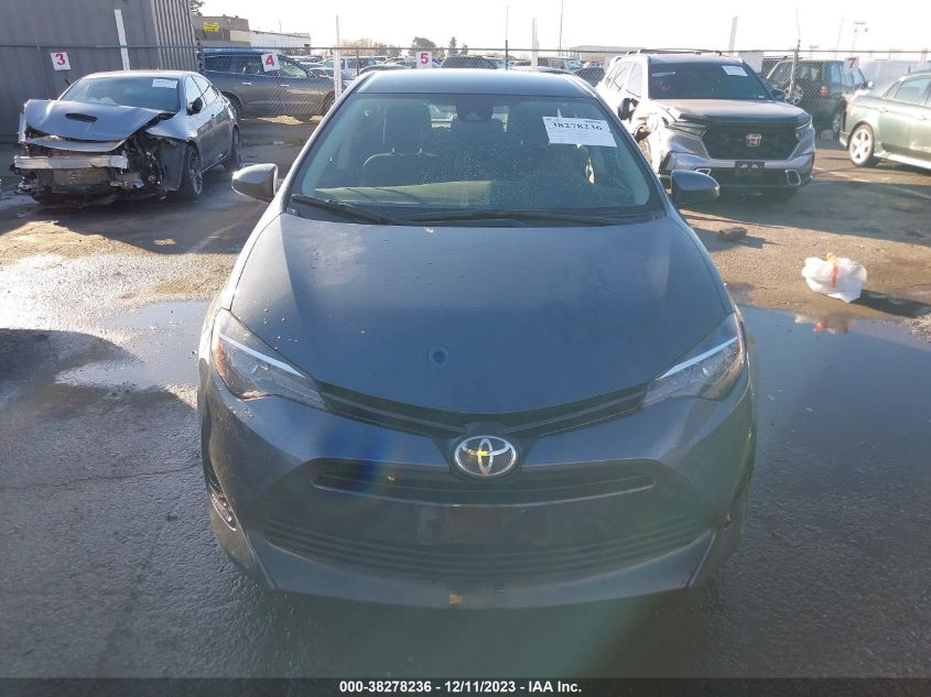 VIN 2T1BURHE2JC121606 2018 TOYOTA COROLLA L/LE/XLE/SE/XSE