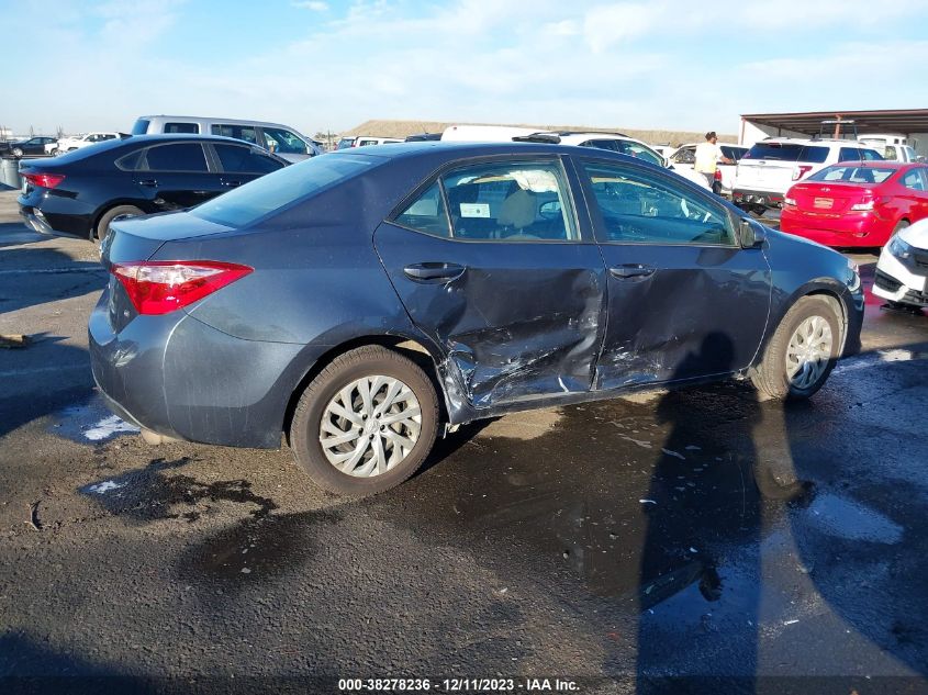 VIN 2T1BURHE2JC121606 2018 TOYOTA COROLLA L/LE/XLE/SE/XSE
