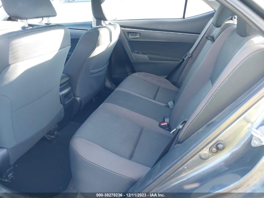 VIN 2T1BURHE2JC121606 2018 TOYOTA COROLLA L/LE/XLE/SE/XSE
