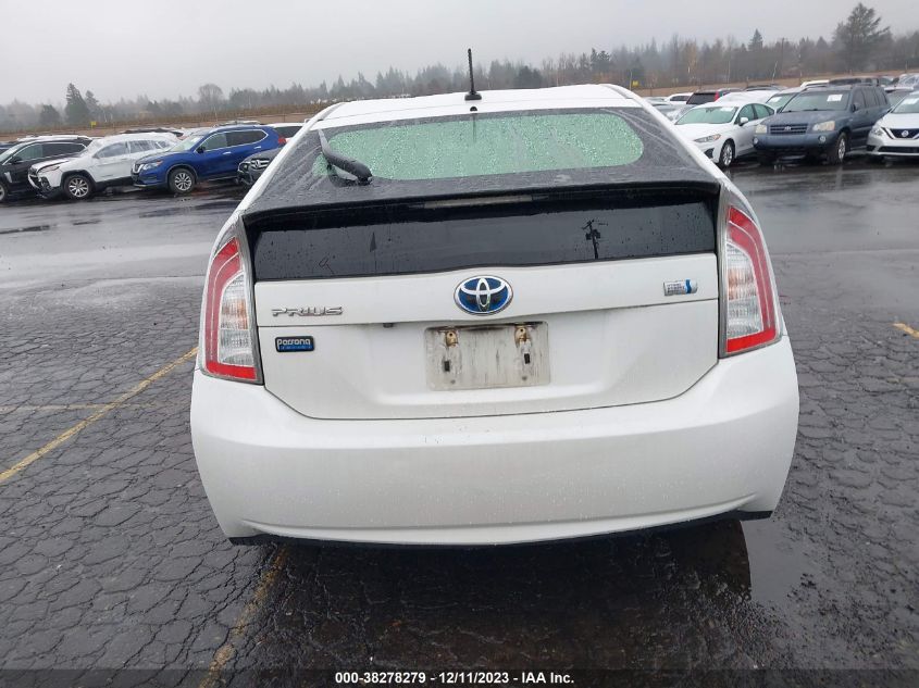 2013 TOYOTA PRIUS PERSONA - JTDKN3DU2D5609799