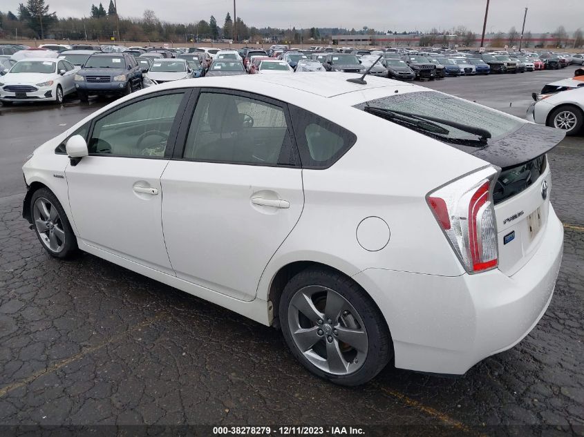 2013 TOYOTA PRIUS PERSONA - JTDKN3DU2D5609799