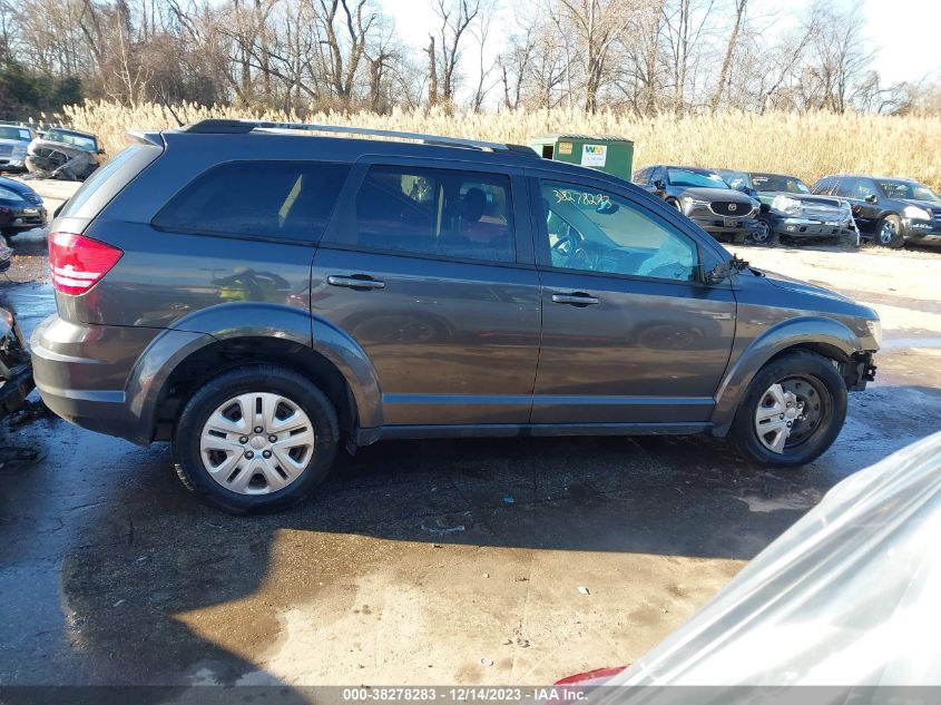 2017 DODGE JOURNEY SE - 3C4PDCAB8HT587664
