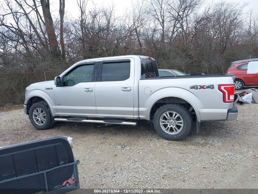 2017 FORD F-150 LARIAT - 1FTEW1EG9HFB67420