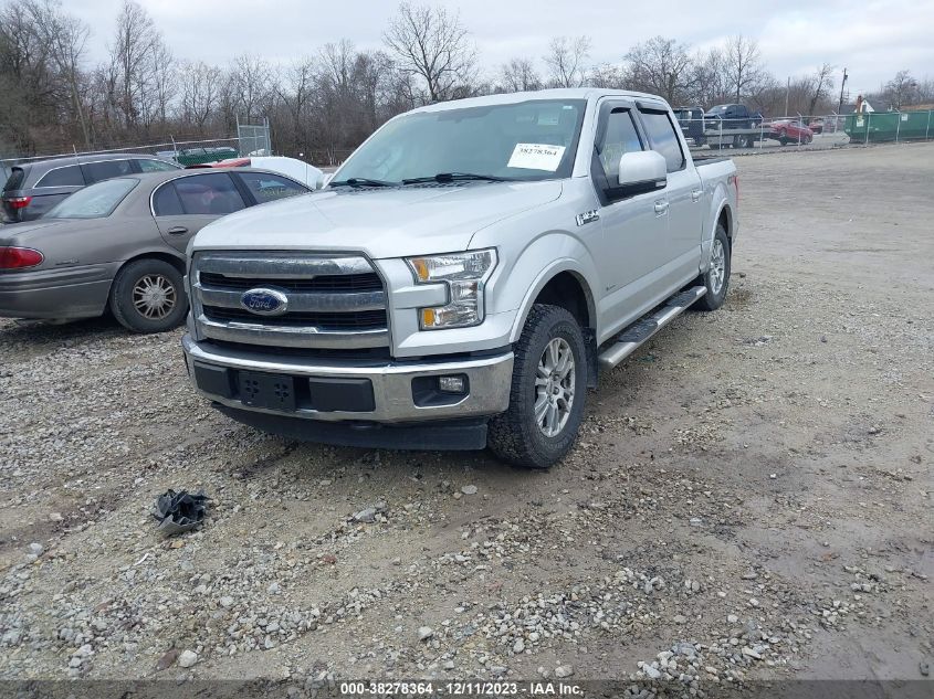 2017 FORD F-150 LARIAT - 1FTEW1EG9HFB67420