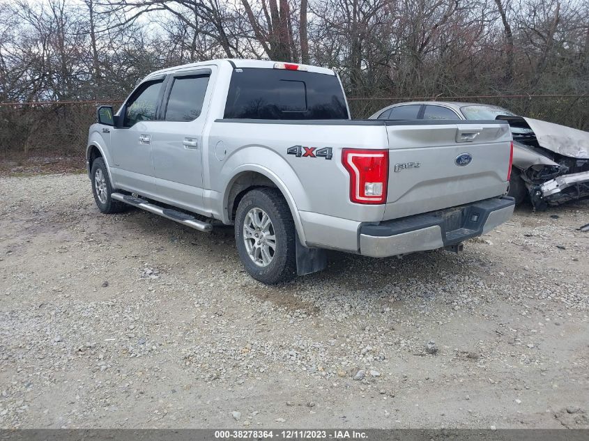 2017 FORD F-150 LARIAT - 1FTEW1EG9HFB67420