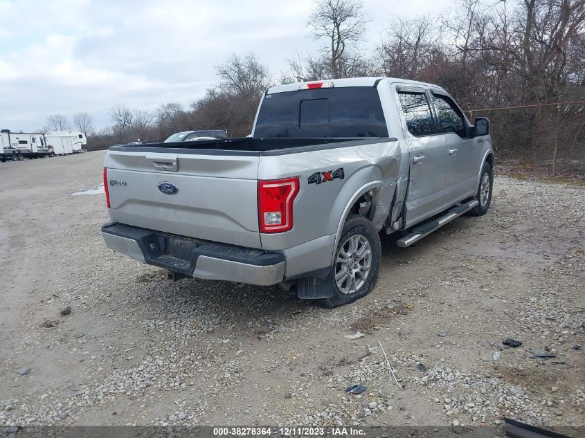 2017 FORD F-150 LARIAT - 1FTEW1EG9HFB67420