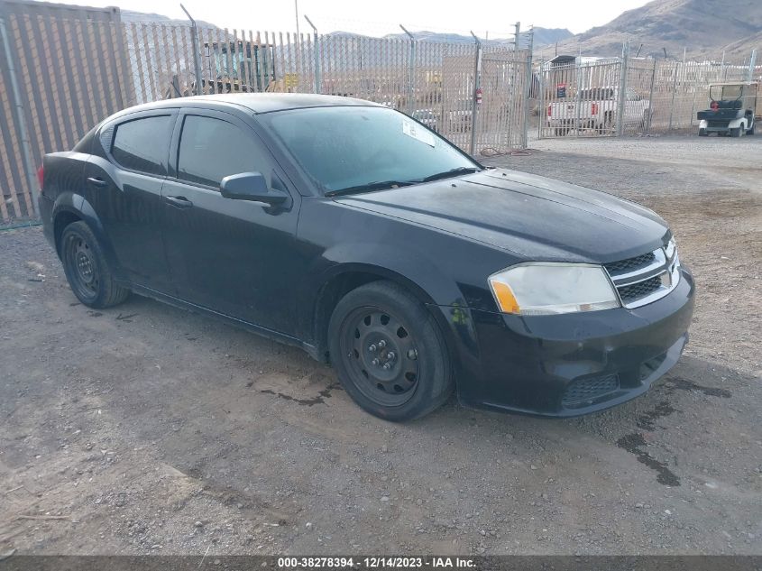 2014 DODGE AVENGER SE - 1C3CDZAB9EN120691