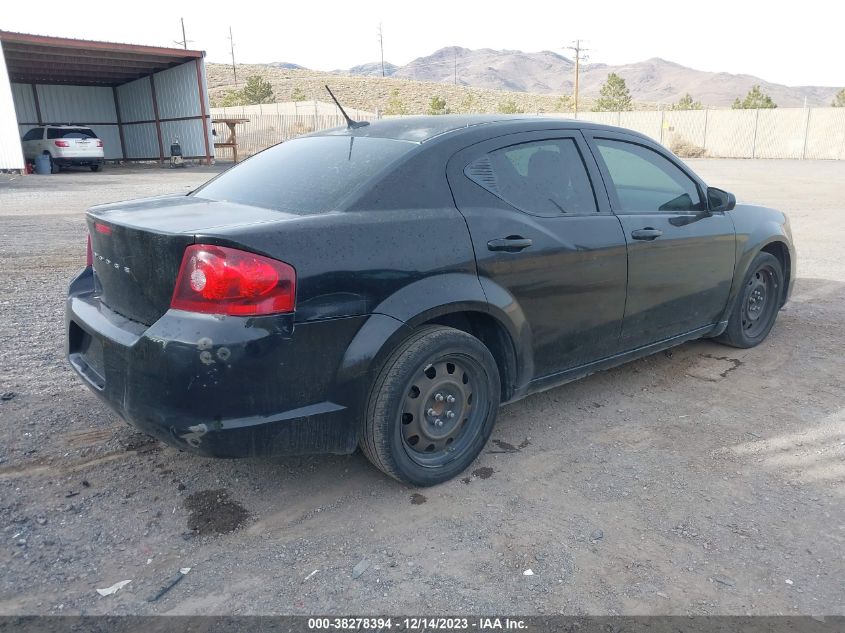 2014 DODGE AVENGER SE - 1C3CDZAB9EN120691
