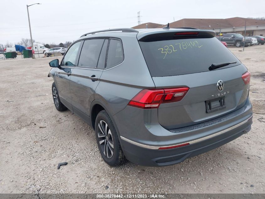 VIN 3VVFB7AX7PM119634 2023 VOLKSWAGEN TIGUAN 2.0T S