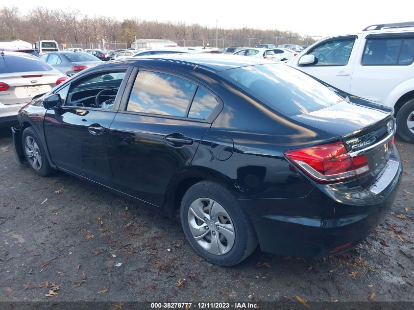 19XFB2F51EE200676 | 2014 HONDA CIVIC SEDAN