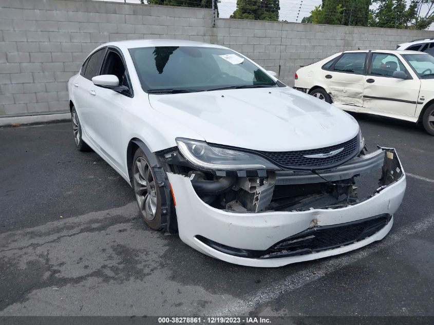 2015 CHRYSLER 200 S - 1C3CCCBG9FN585791