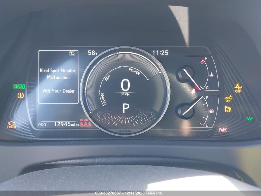2023 LEXUS UX UX 250H PREMIUM JTHP6JBHXP2133805