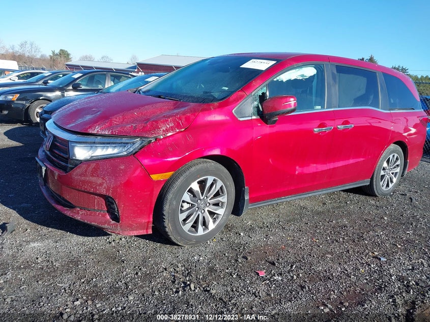 VIN 5FNRL6H62PB047973 2023 HONDA ODYSSEY EX-L