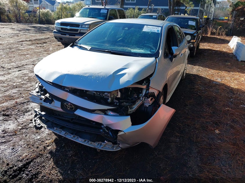 VIN 5YFEPMAE3NP297488 2022 TOYOTA COROLLA LE