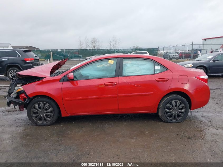 2015 TOYOTA COROLLA LE - 2T1BURHE0FC254064