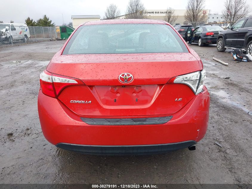 2015 TOYOTA COROLLA LE - 2T1BURHE0FC254064