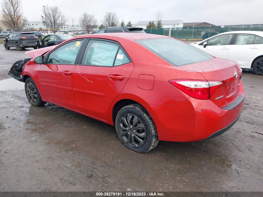 2015 TOYOTA COROLLA LE - 2T1BURHE0FC254064