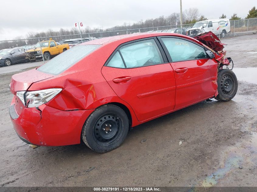 2015 TOYOTA COROLLA LE - 2T1BURHE0FC254064