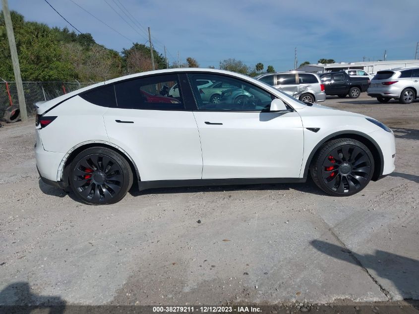 2022 TESLA MODEL Y - 7SAYGDEF6NF457684