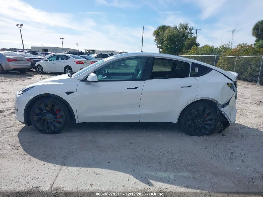 2022 TESLA MODEL Y - 7SAYGDEF6NF457684