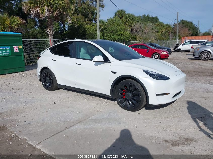 2022 TESLA MODEL Y - 7SAYGDEF6NF457684