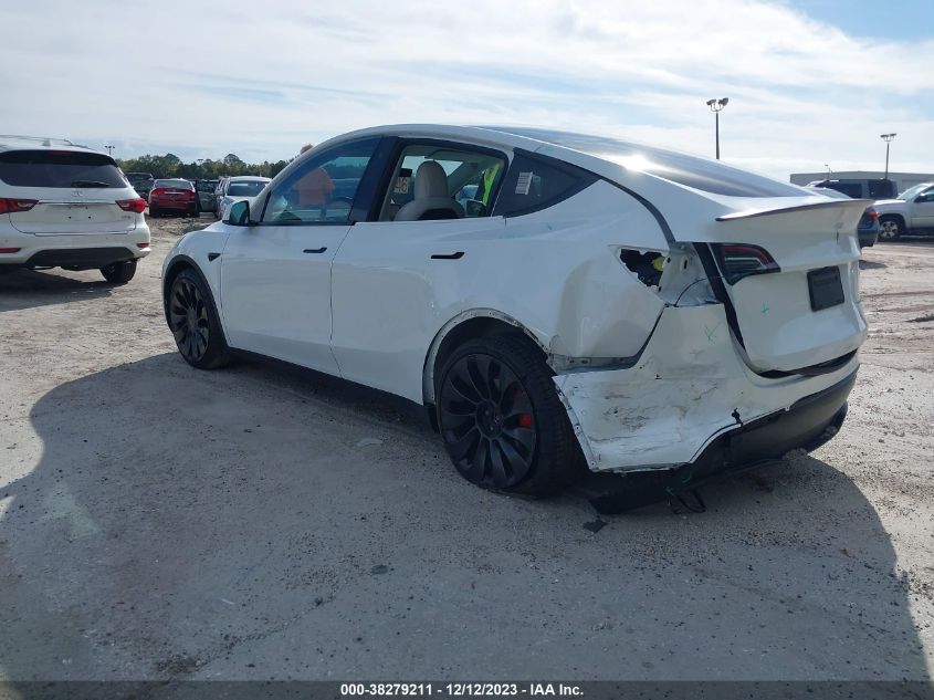 2022 TESLA MODEL Y - 7SAYGDEF6NF457684
