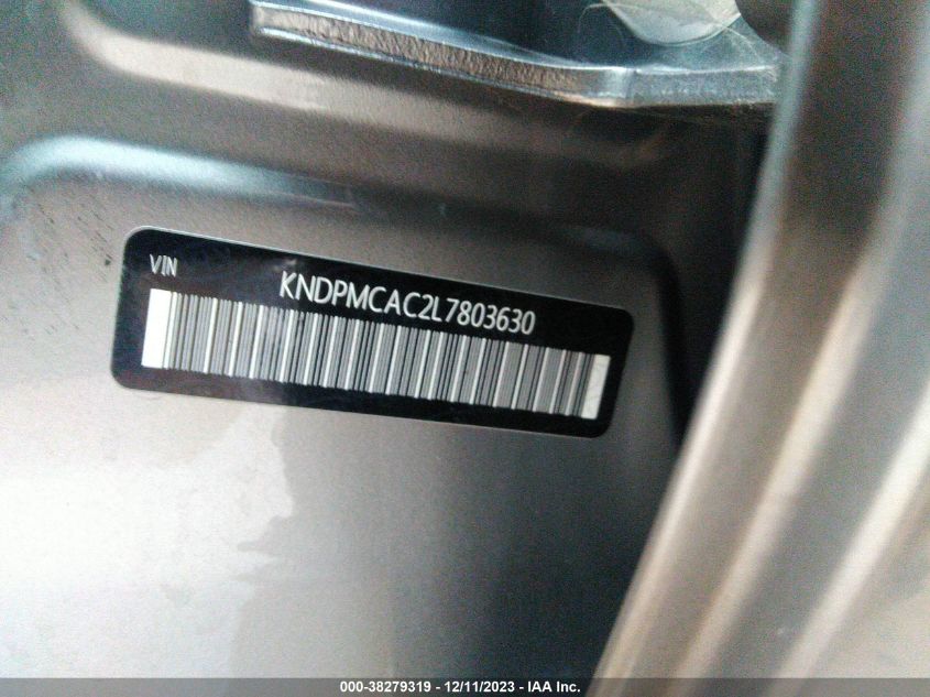 2020 KIA SPORTAGE LX - KNDPMCAC2L7803630