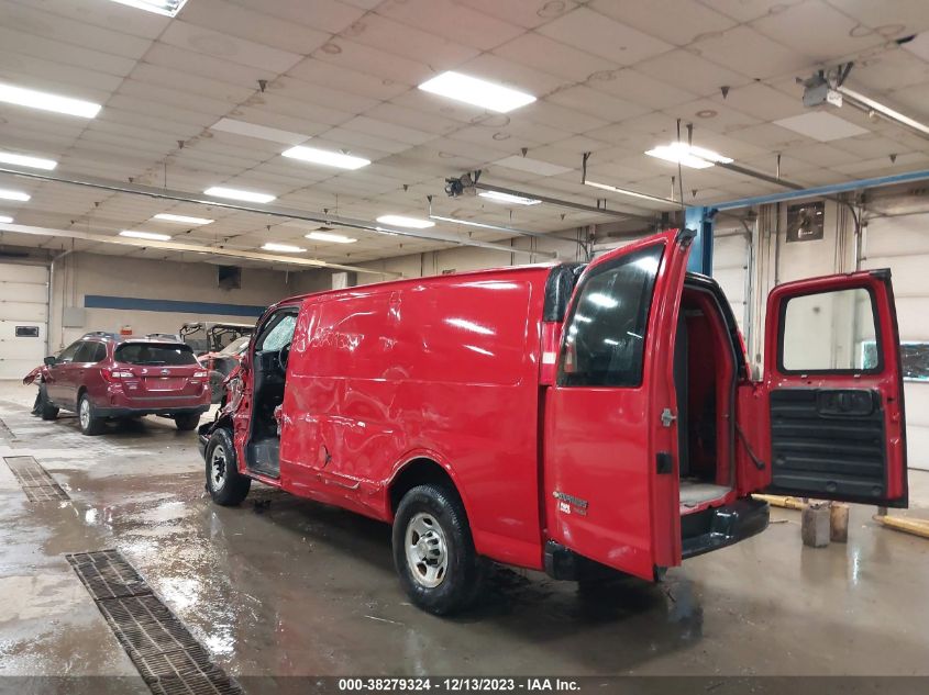 2013 CHEVROLET EXPRESS WORK VAN 1GCWGFCAXD1127349
