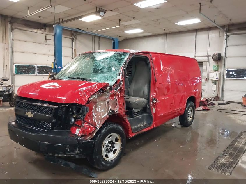 2013 CHEVROLET EXPRESS WORK VAN 1GCWGFCAXD1127349