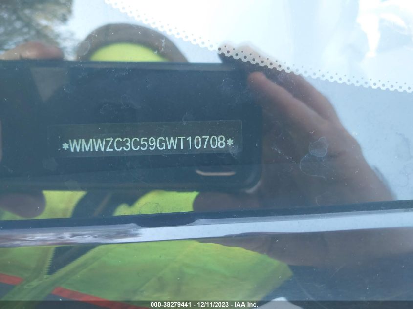 2016 MINI COUNTRYMAN COOPER S WMWZC3C59GWT10708