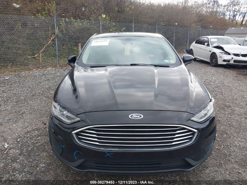 2019 FORD FUSION SE - 3FA6P0HD9KR158780