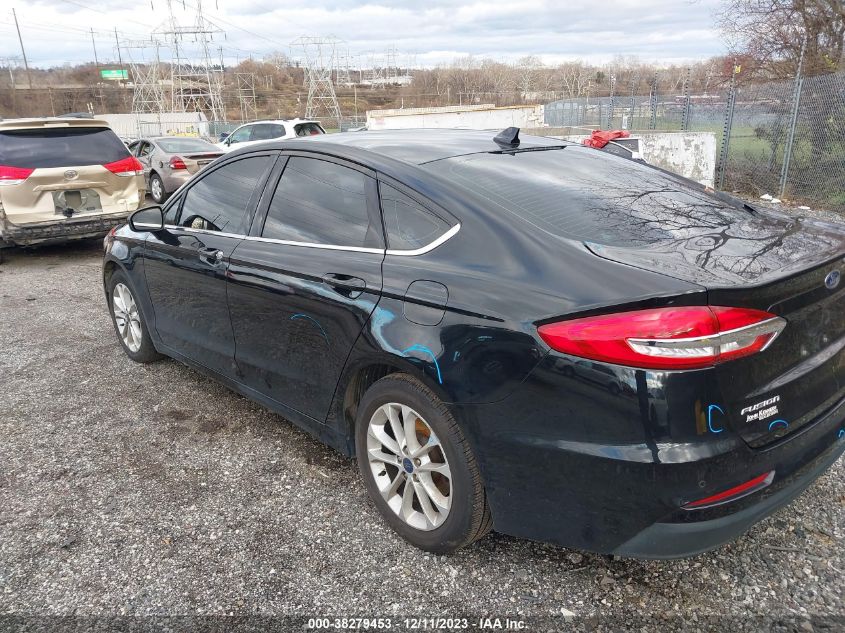 2019 FORD FUSION SE - 3FA6P0HD9KR158780