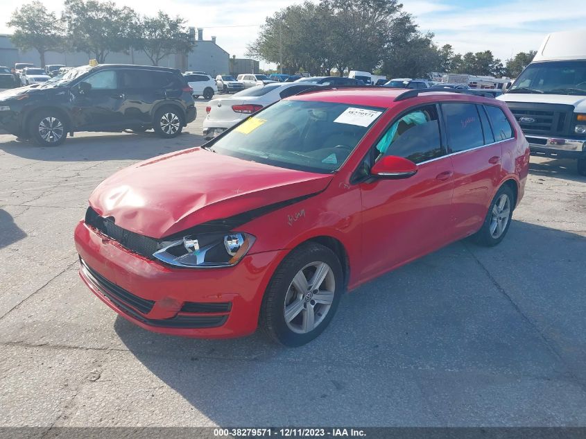 2015 VOLKSWAGEN GOLF SPORTWAGEN TDI S 4-DOOR - 3VWCA7AU2FM514620