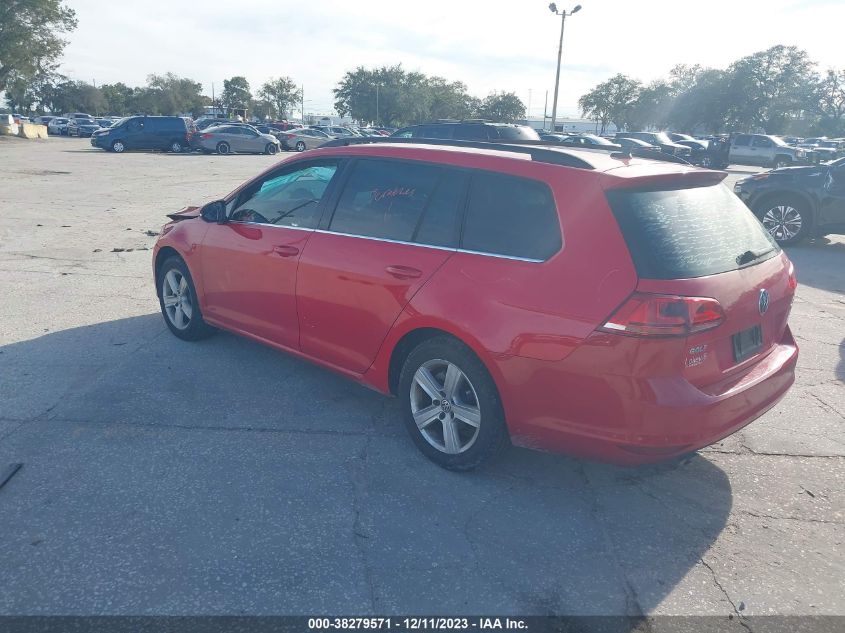 2015 VOLKSWAGEN GOLF SPORTWAGEN TDI S 4-DOOR - 3VWCA7AU2FM514620