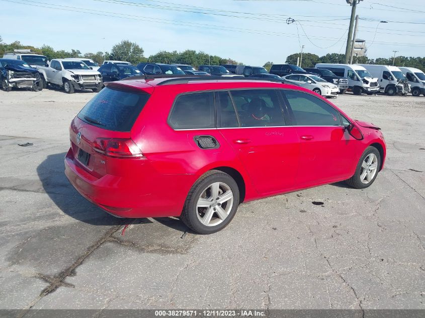 2015 VOLKSWAGEN GOLF SPORTWAGEN TDI S 4-DOOR - 3VWCA7AU2FM514620