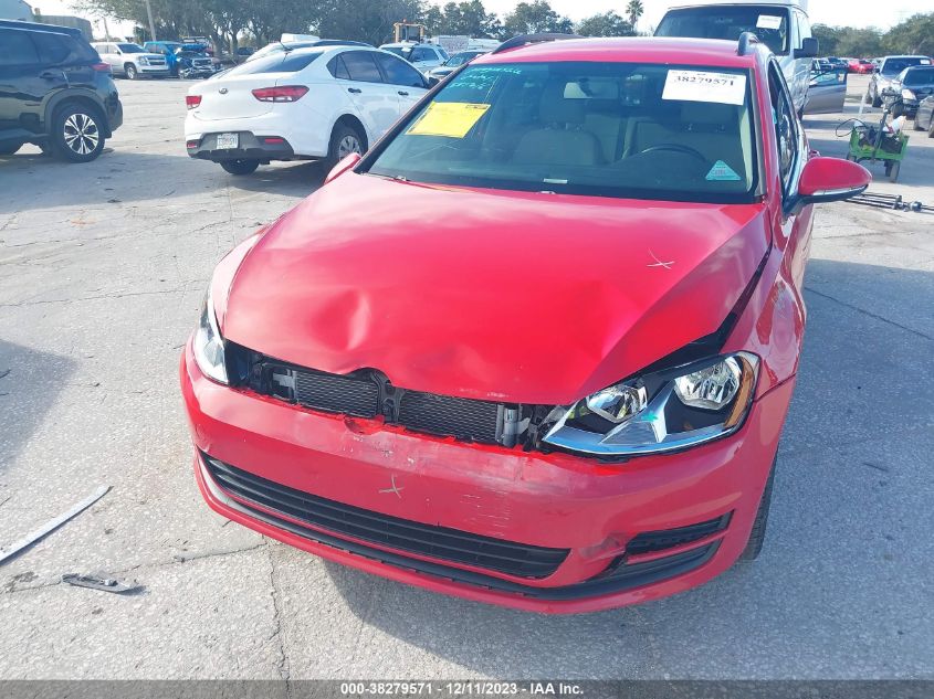 2015 VOLKSWAGEN GOLF SPORTWAGEN TDI S 4-DOOR - 3VWCA7AU2FM514620