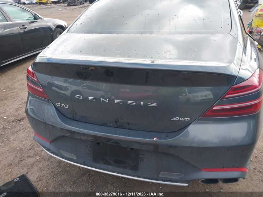 2022 GENESIS G70 2.0T - KMTG34TA6NU088765