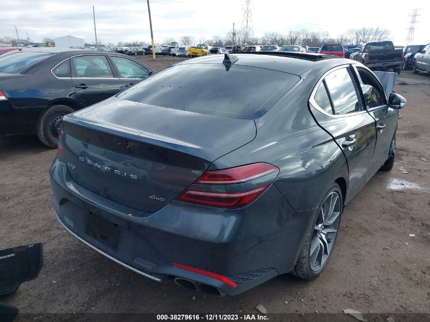 2022 GENESIS G70 2.0T - KMTG34TA6NU088765